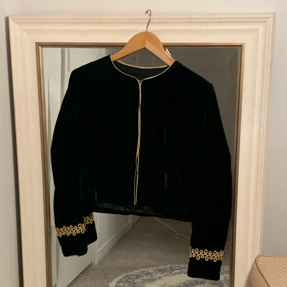 Zara Velvet light coat
